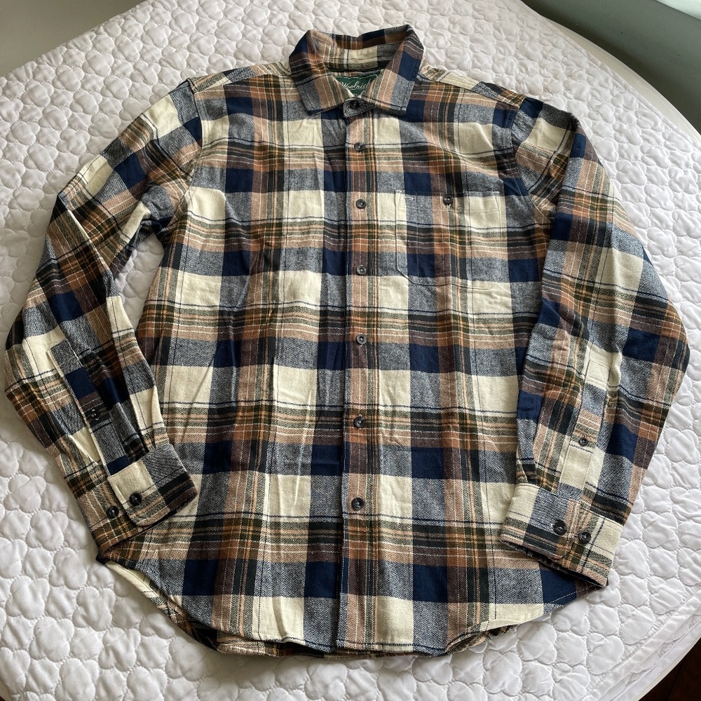 Woolrich Green Label Collection Flannel Size Medium - Picture 1 of 7
